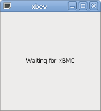 When starting xbev without arguments, it will wait for XBMC to start.