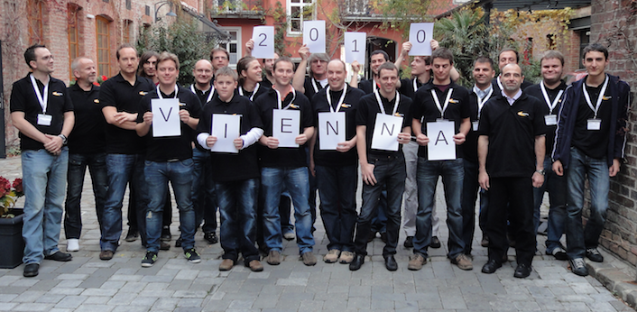 Group photograph of DevCon 2010 attendees