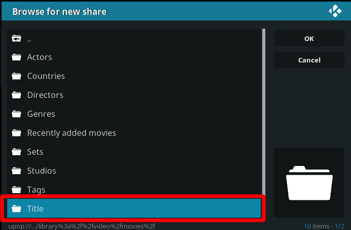 Step 7: If selecting Movies / TV Shows in the previous step, further refine how to browse the listing or press OK to always browse from this point