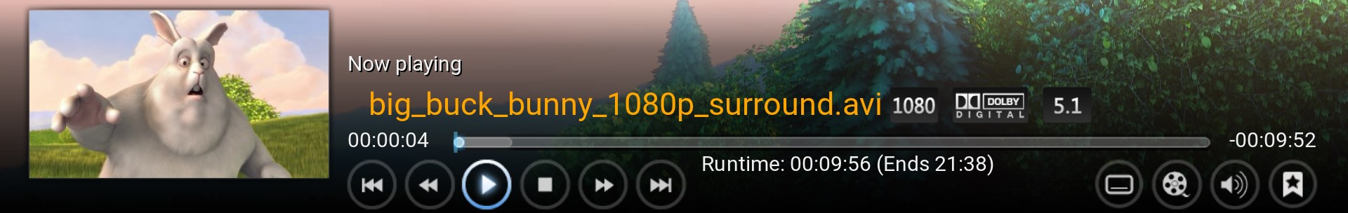 Time remaining, runtime & color/font MOD
