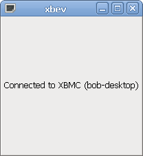 When Kodi starts (or is already running), xbev will connect to XBMC's eventserver and JSON-RPC server.