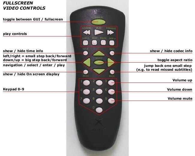 Fullscreen video controls