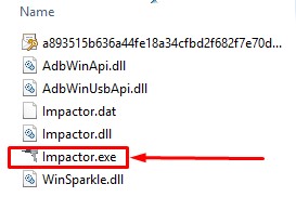 Step 2: Extract the Impactor zip file somewhere in your computer and Open Impactor.exe. Don’t select “Run as Administrator” for Cydia Impactor.
