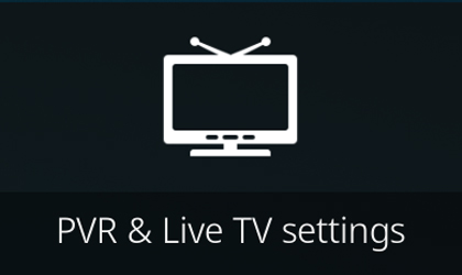 PVR & Live TV settings