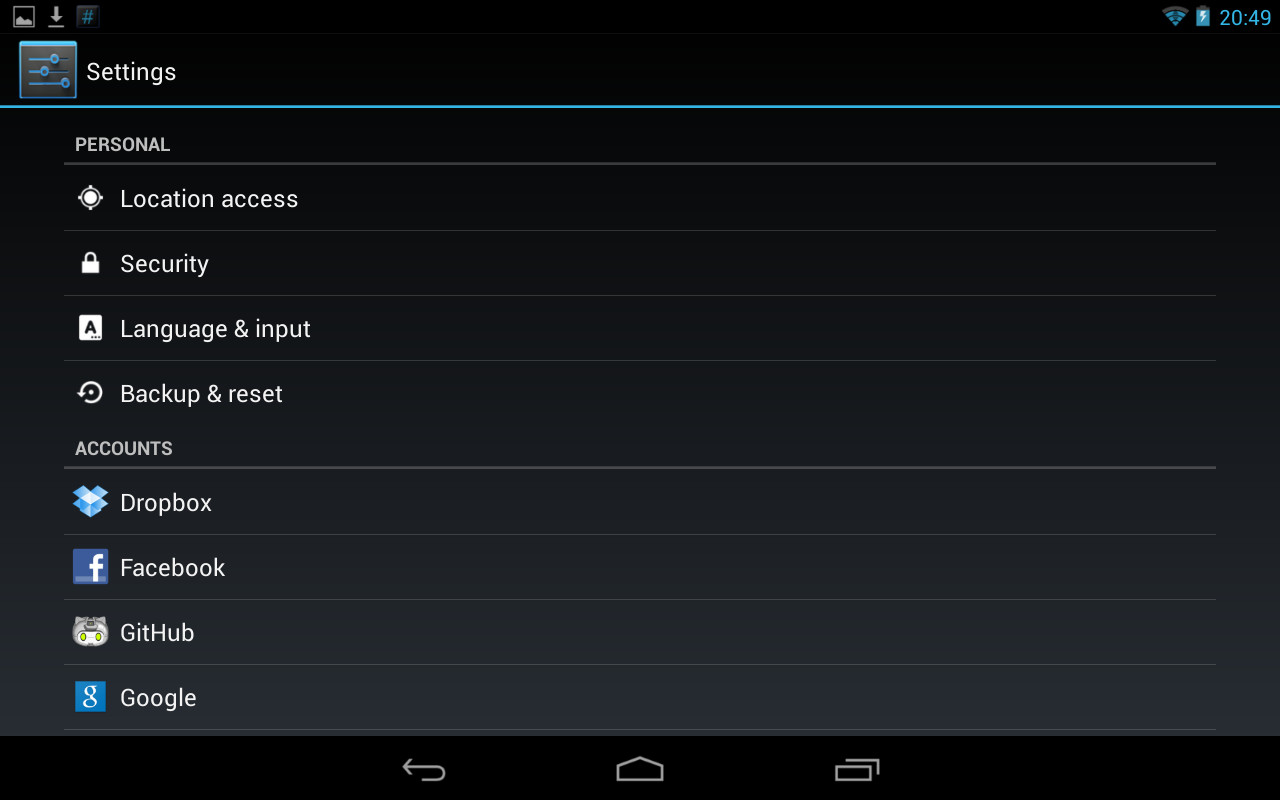Step 1: First located the settings menu on your Android device and search for the "security" menu.