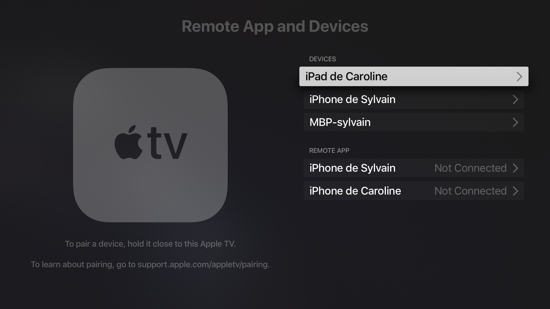Step 4: Now keep your Apple TV at this screen and take your Mac.