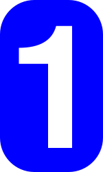 File:1 white, blue rounded rectangle.png