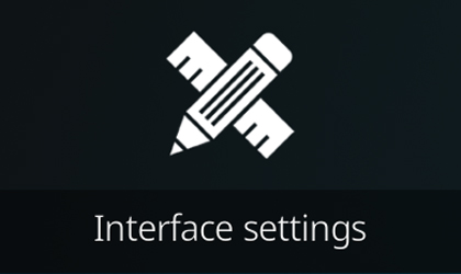 Interface Settings
