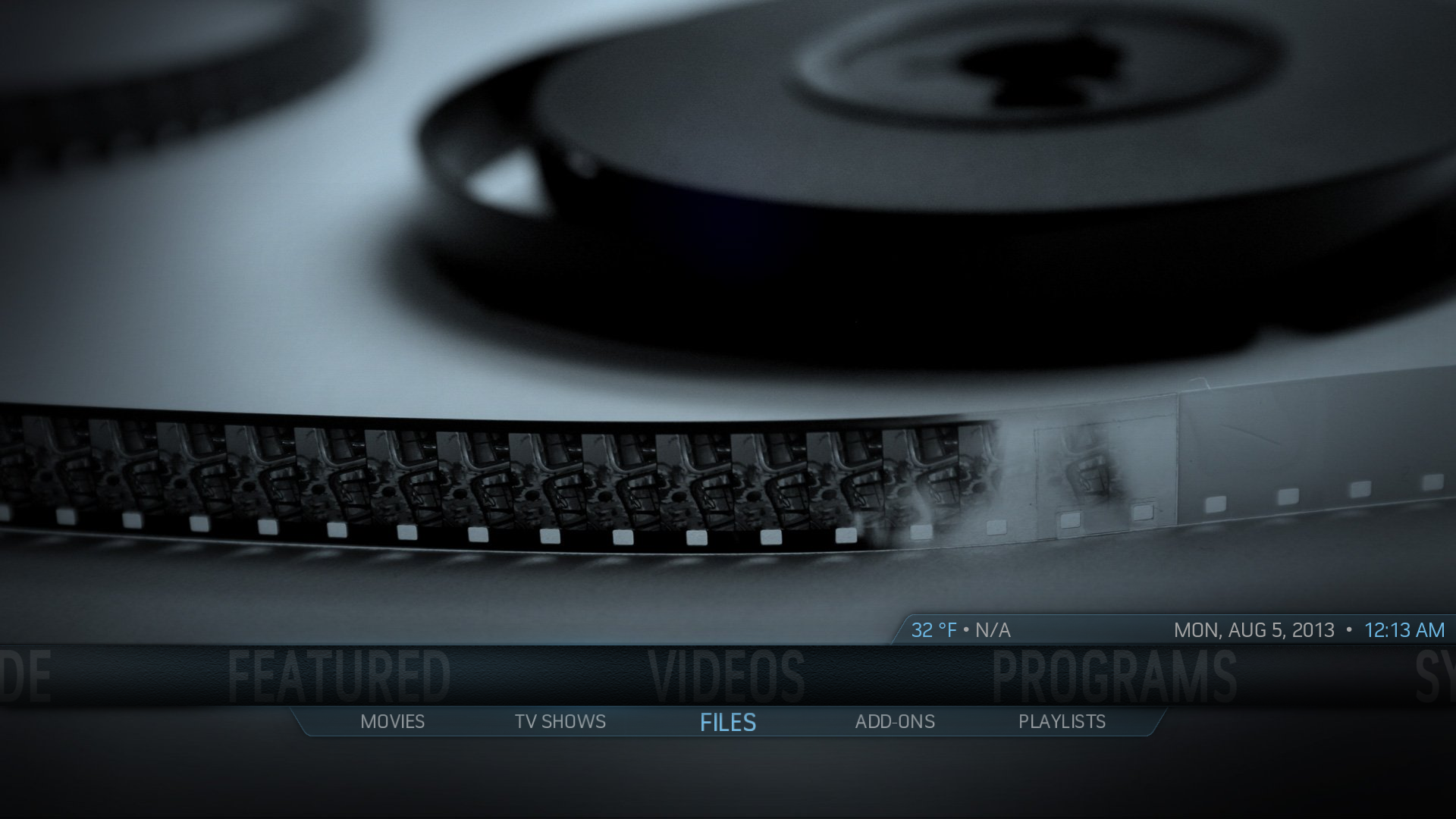 Step 1: In XBMC Go to Videos -> Files.