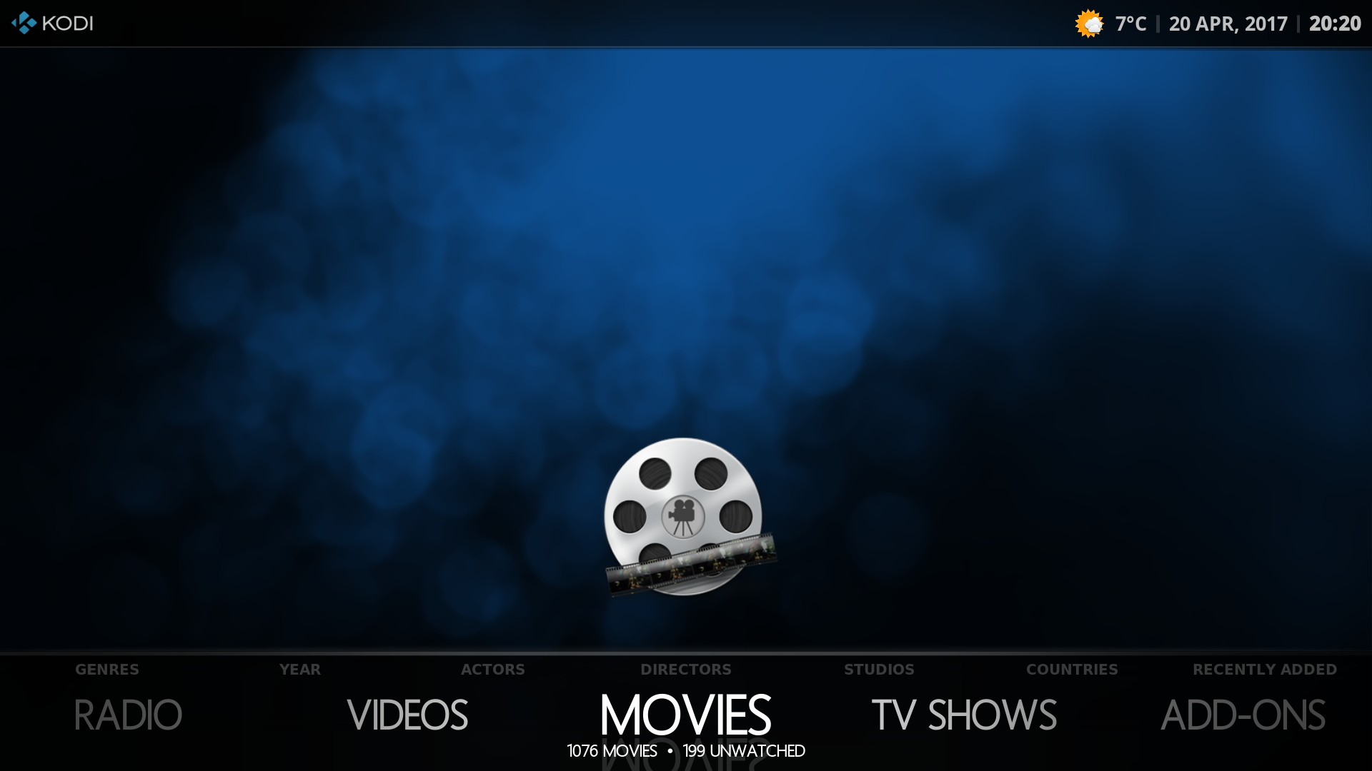 Home screen Movies without widgets