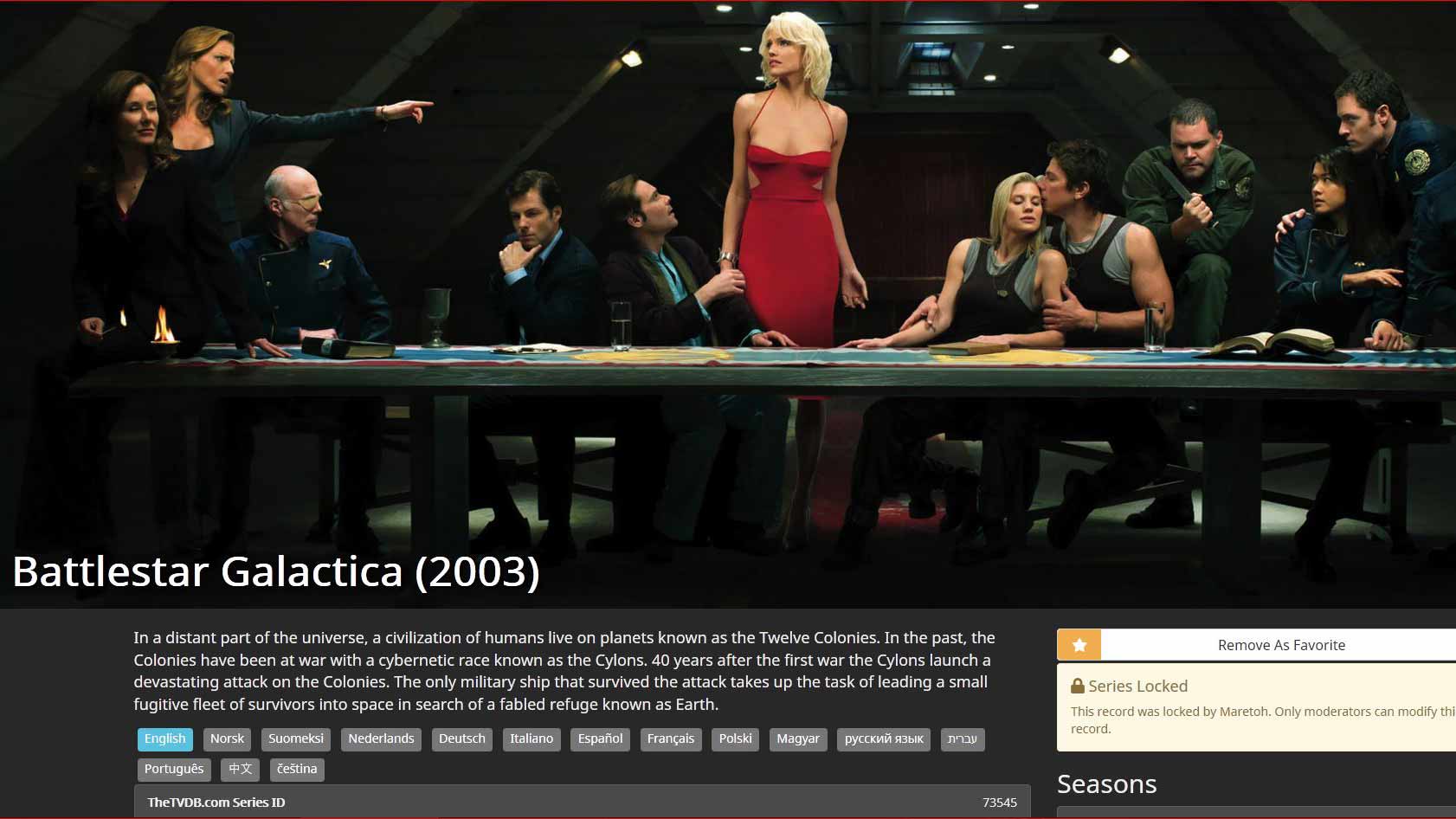 Image 2- Remake. Name your TV Show folder as shown above- Battlestar Galactica (2004)