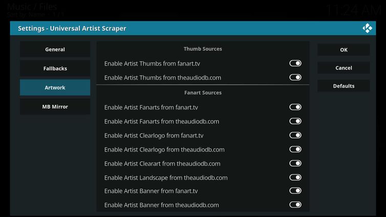 Music Artwork Official Kodi Wiki