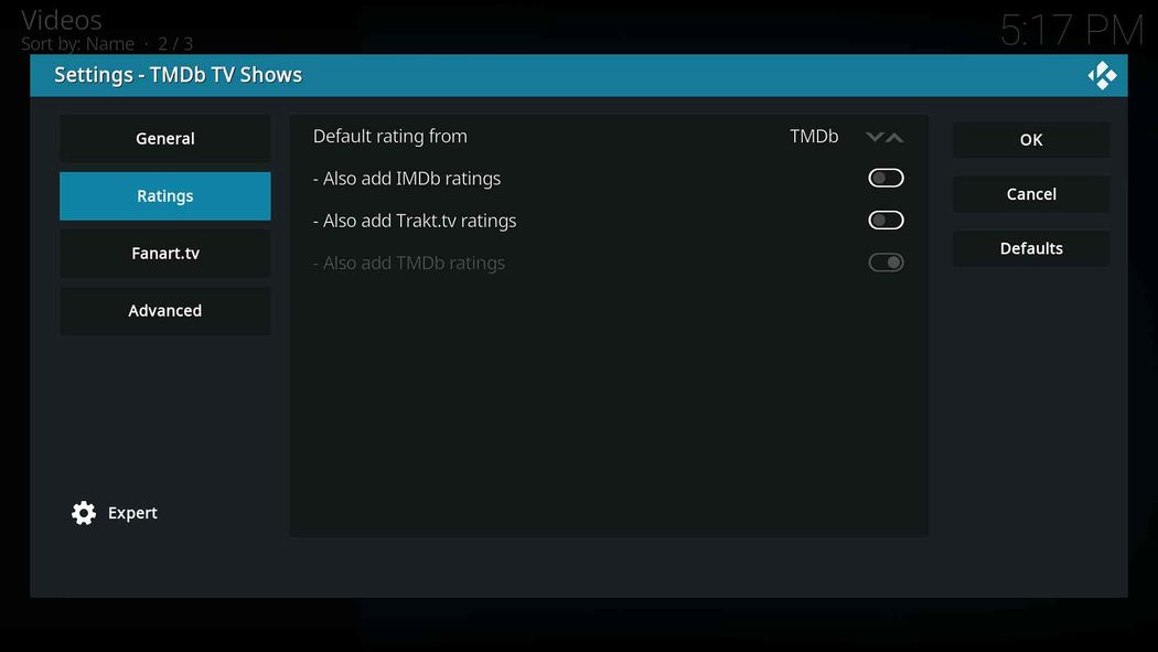 Add On Tmdb Tv Shows Official Kodi Wiki