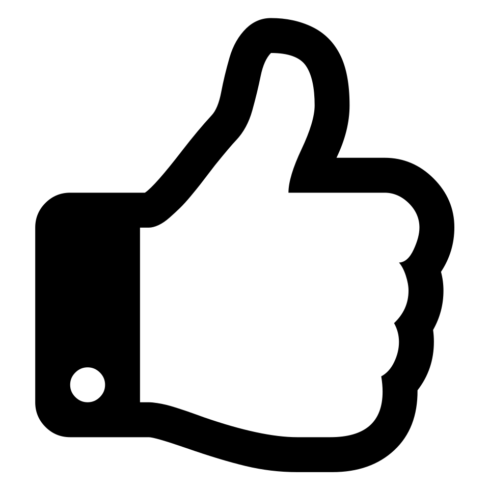 File:Thumbs up font awesome.svg